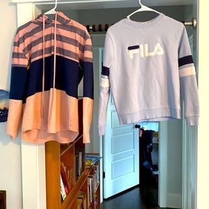 Two sweatshirts s/m